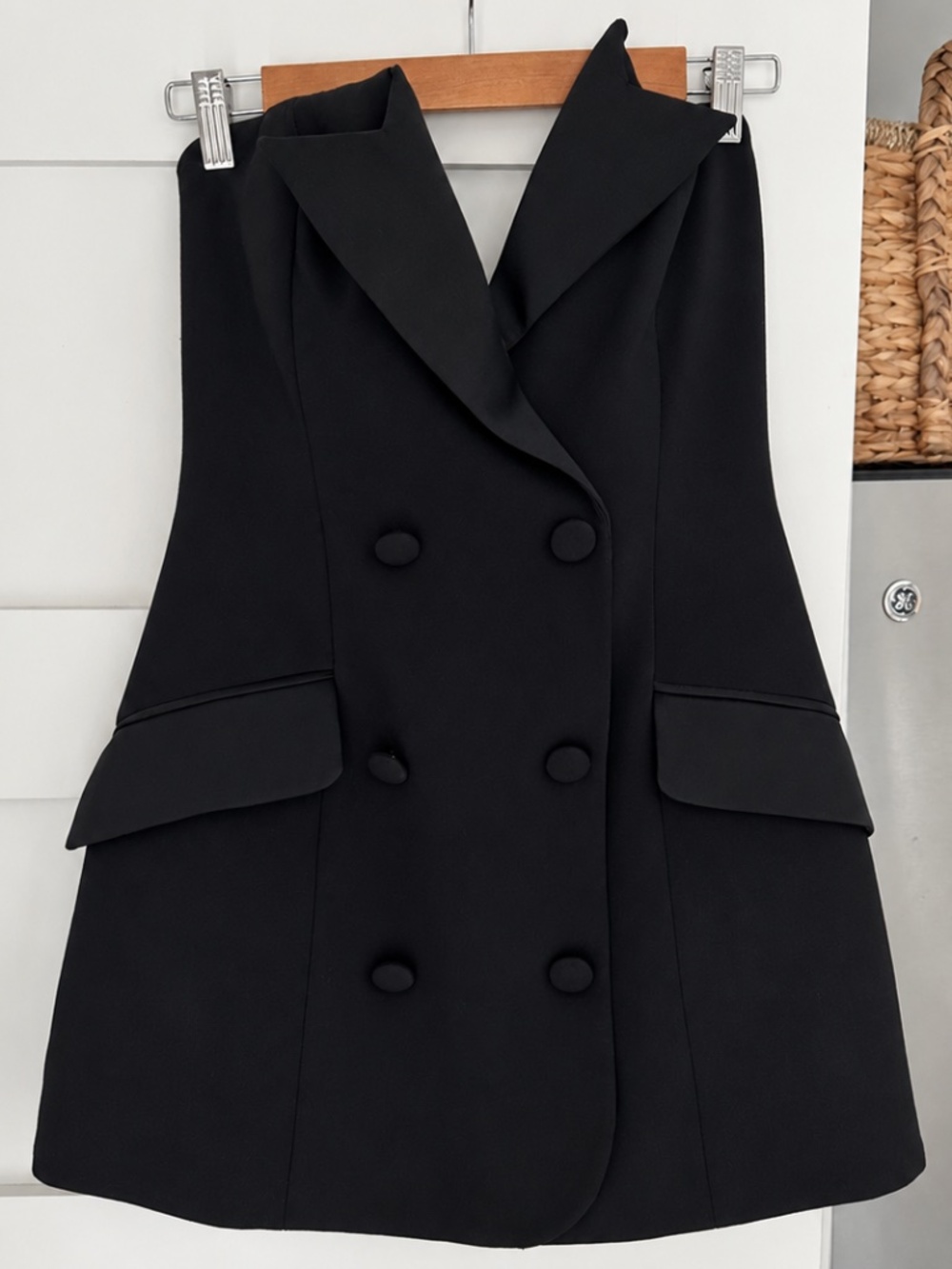 BARDOT Arvess Strapless Mini Tuxedo Dress Black Size M US 6 - WORN ONCE